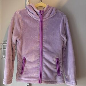 Lands' End Lavender Fleece Jacket